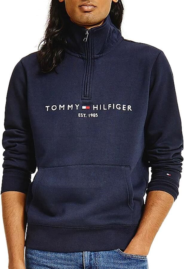 Tommy Hilfiger Elegant Langmouw Vrijetijds-Sweatshirt Blue Heren