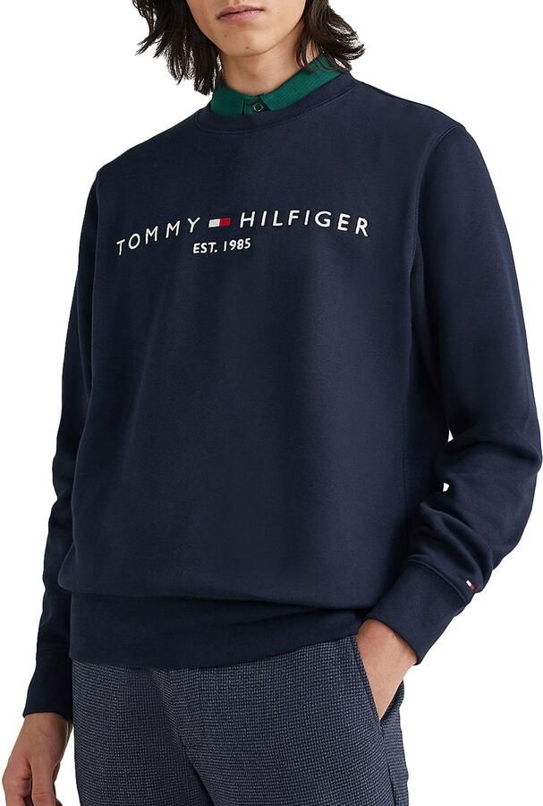 Tommy Hilfiger Sweatshirt TOMMY LOGO SWEATSHIRT met ronde hals en borduursel - Foto 12