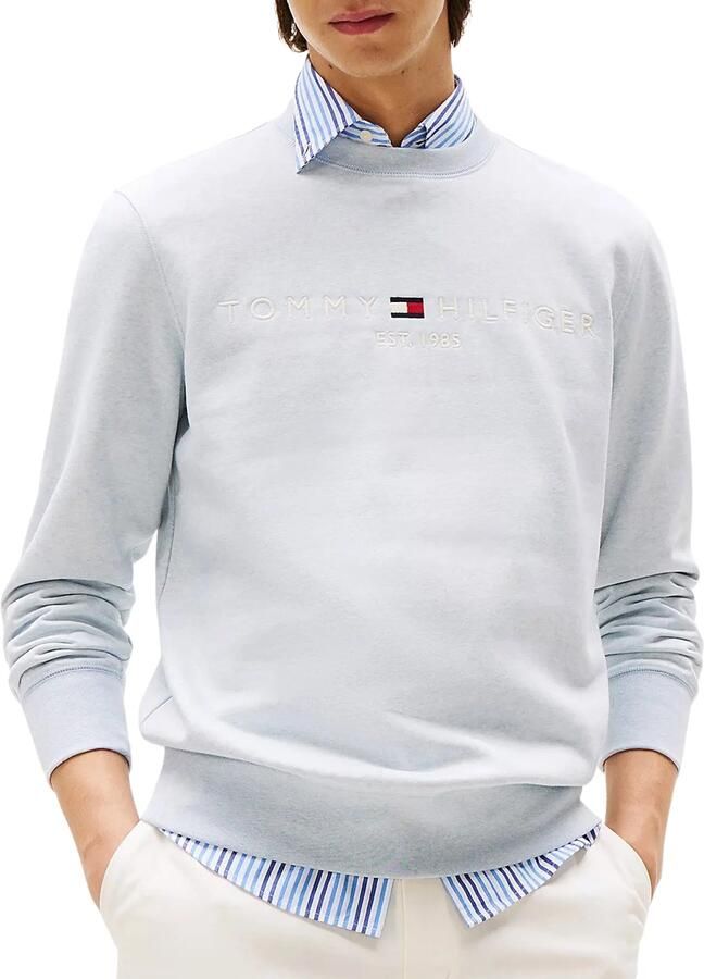 Tommy Hilfiger Sweatshirt TOMMY LOGO SWEATSHIRT met ronde hals en borduursel - Foto 5