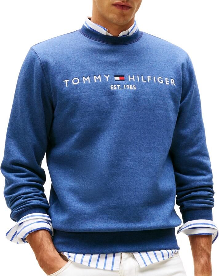 Tommy Hilfiger Sweatshirt TOMMY LOGO SWEATSHIRT met ronde hals en borduursel - Foto 2