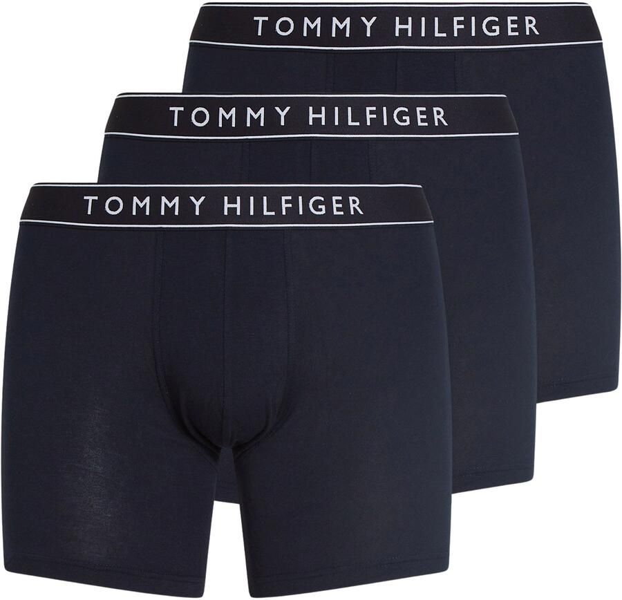 Tommy Hilfiger Boxershort met elastische band in een set van 3 stuks