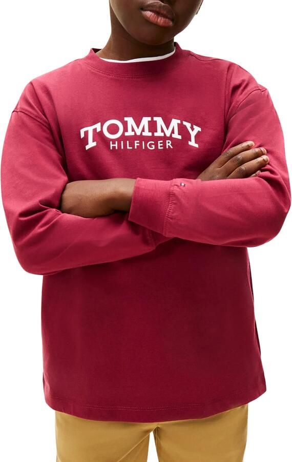 Tommy Hilfiger Monotype Print Longsleeve Shirt Junior