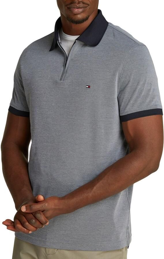 Tommy Hilfiger Poloshirt PERFORMANCE OXFORD ZIP REG POLO