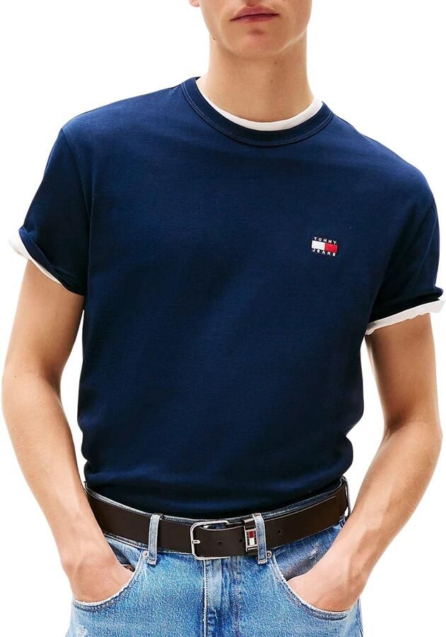 Tommy Hilfiger Polo Shirt Lange Mouw TJM REG BADGE TEE DM0DM20322 - Foto 2
