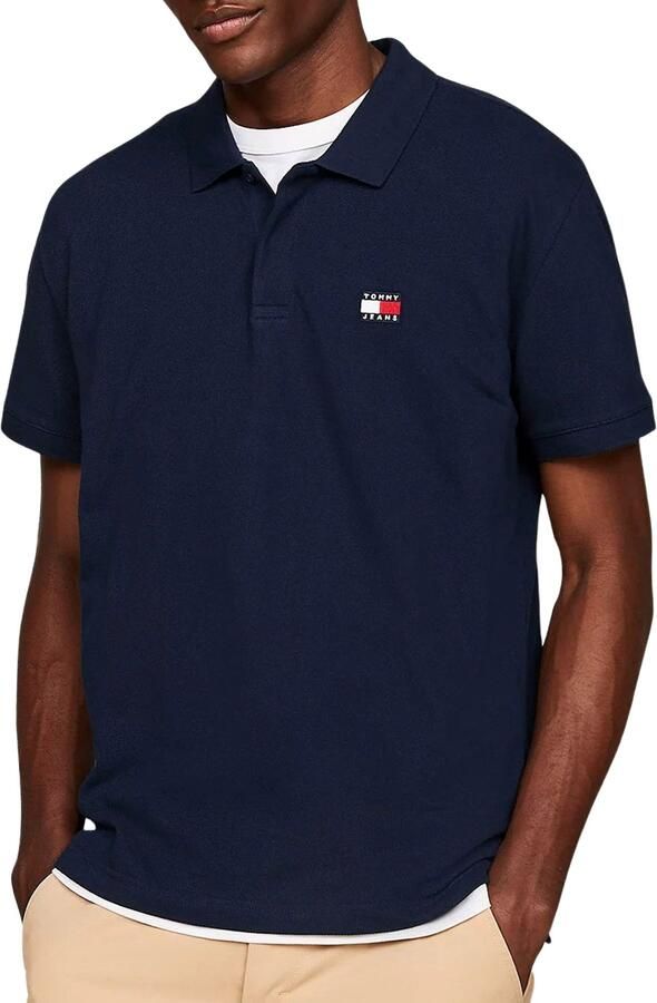 Tommy Hilfiger T-shirt Essential Polo Shirt voor heren marineblauw