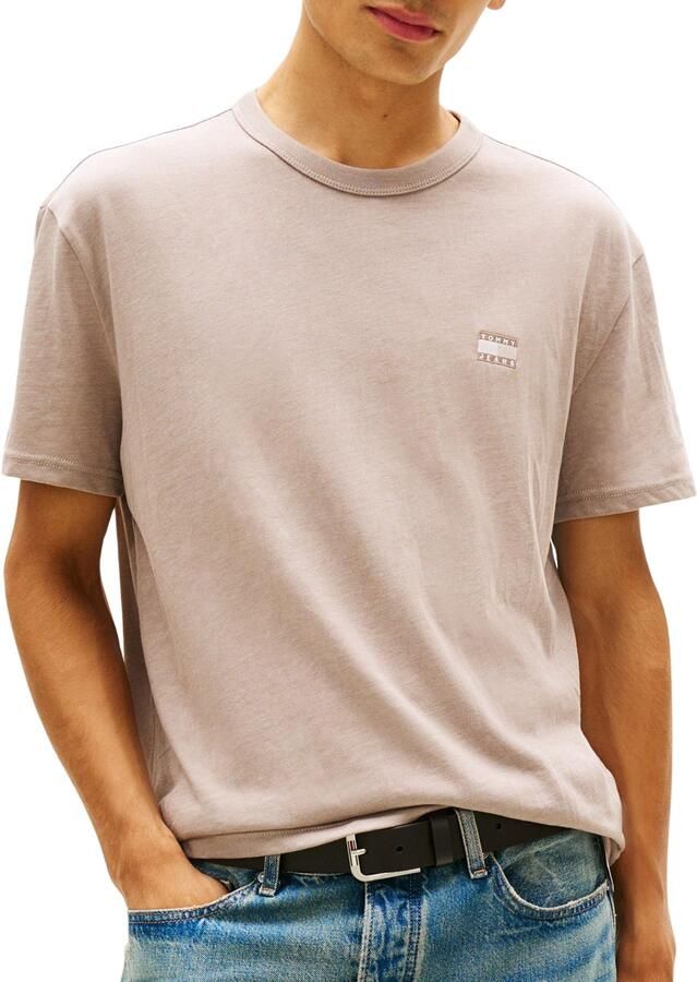 TOMMY JEANS Heren Polo's & T-shirts Tjm Reg Badge Tee Ext Zand - Foto 7