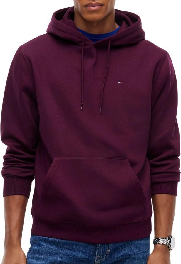 TOMMY JEANS Heren Truien & Vesten Tjm Reg S Flag Hoodie Ext Bordeaux - Foto 5