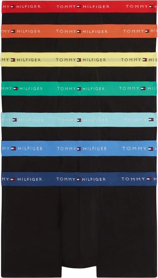 Tommy Hilfiger Regular fit trunks van katoenmix in een set van 7 - Foto 3