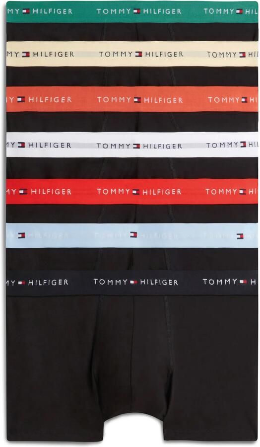 Tommy Hilfiger Repeat Logo Trunk Boxershorts Heren (7-pack)