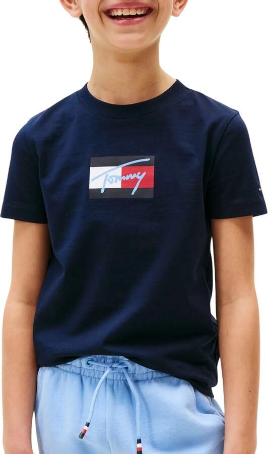 Tommy Hilfiger T-shirt TOMMY SCRIPT FLAG PRINT TEE SS
