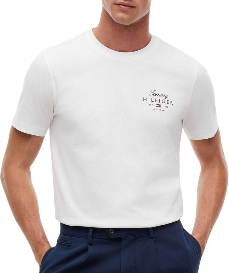 Tommy Hilfiger regular fit T-shirt van puur katoen