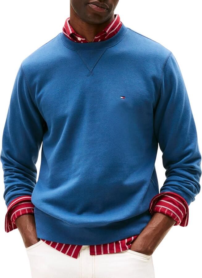 Tommy Hilfiger Sweatshirt ESS SEASONAL FLEECE CREWNECK met ronde hals en borduursel - Foto 13