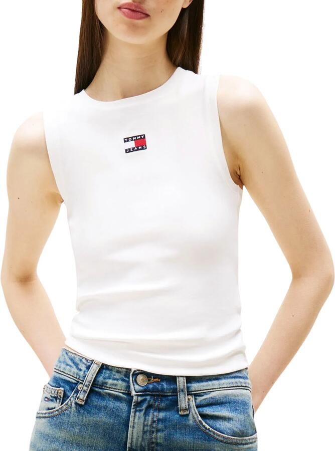Tommy Hilfiger Slim Badge Tanktop Dames