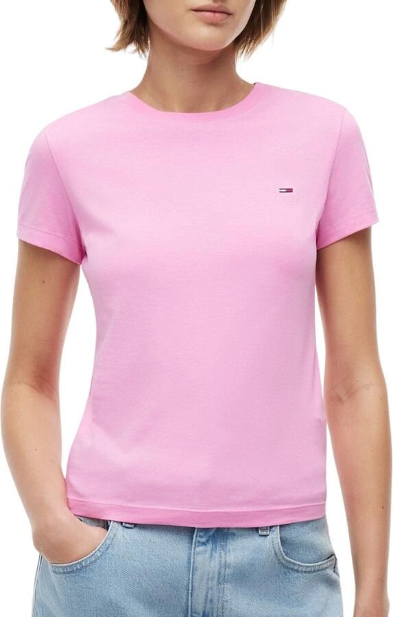 Tommy Hilfiger Slim C-Neck Shirt Dames