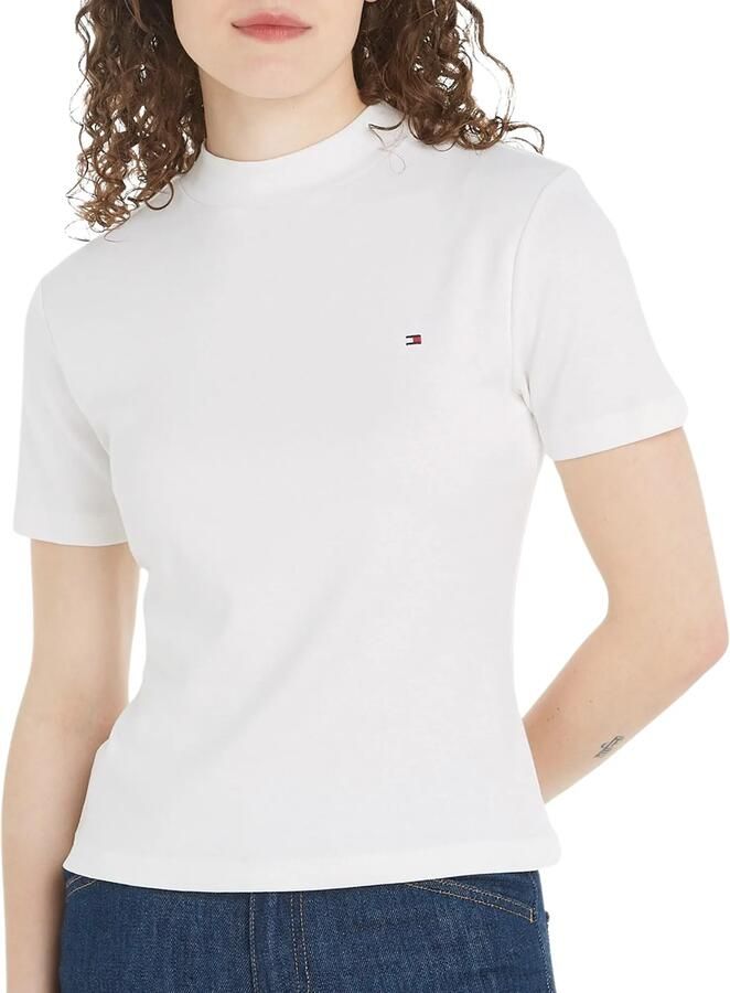 Tommy Hilfiger T-shirt SLIM CODY C-NK SS met geborduurd logo - Foto 10