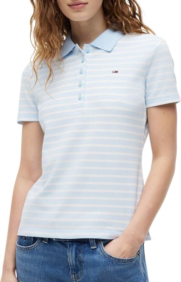Tommy Jeans Polo Shirt Korte Mouw TJW SLIM ESSENTIAL SS POLO