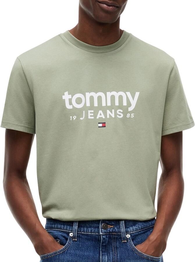 Tommy Jeans relaxed fit T-shirt van puur katoen met labelopschrift