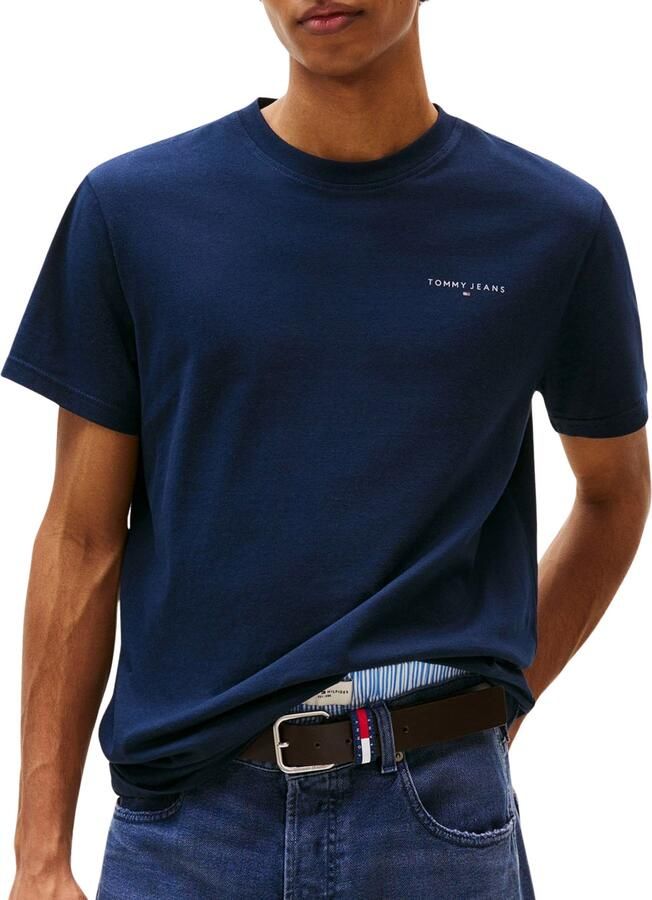 TOMMY JEANS T-shirt TJM SLIM LINEAR CHEST TEE EXT