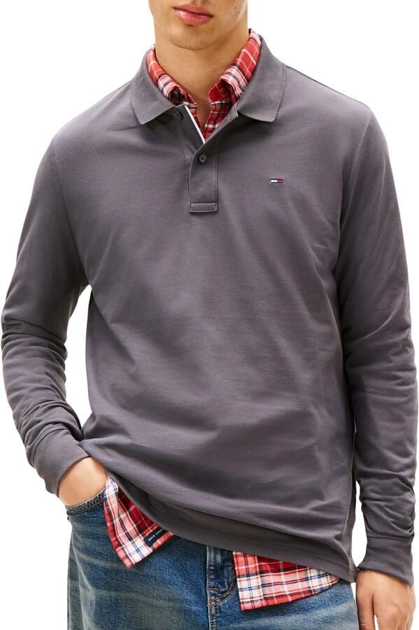 Tommy Hilfiger Slim Placket Longsleeve Polo Heren