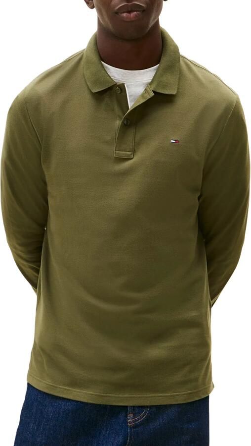 Tommy Hilfiger Slim Placket Longsleeve Polo Heren