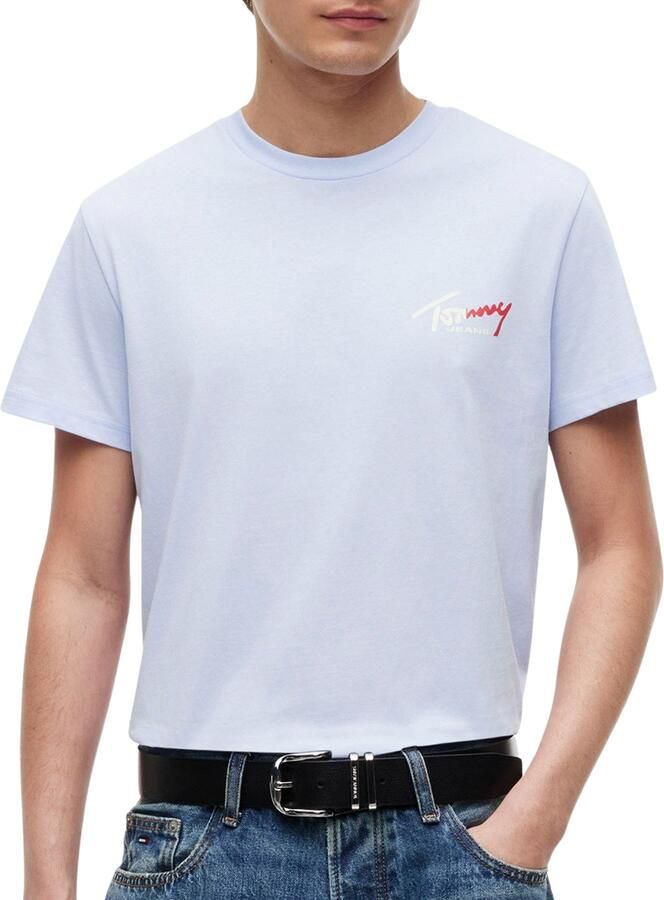 Tommy Hilfiger Slim Sign Chest Logo Shirt Heren