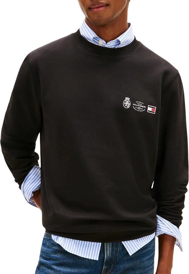 Tommy Hilfiger Small Crest Outline Sweater Heren