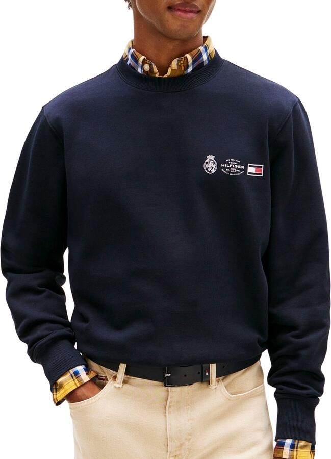 Tommy Hilfiger Small Crest Outline Sweater Heren