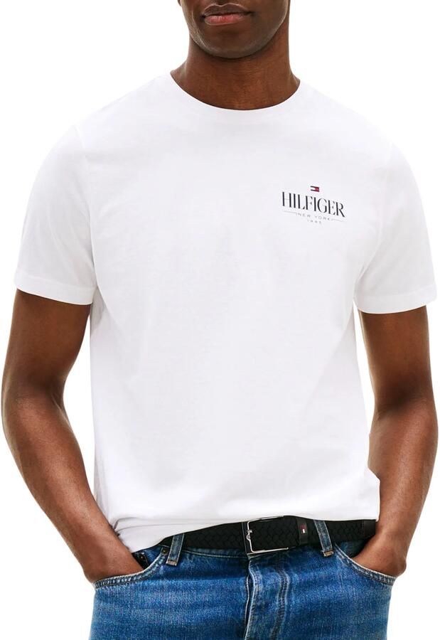 Tommy Hilfiger Regular fit T-shirt van puur katoen - Foto 5
