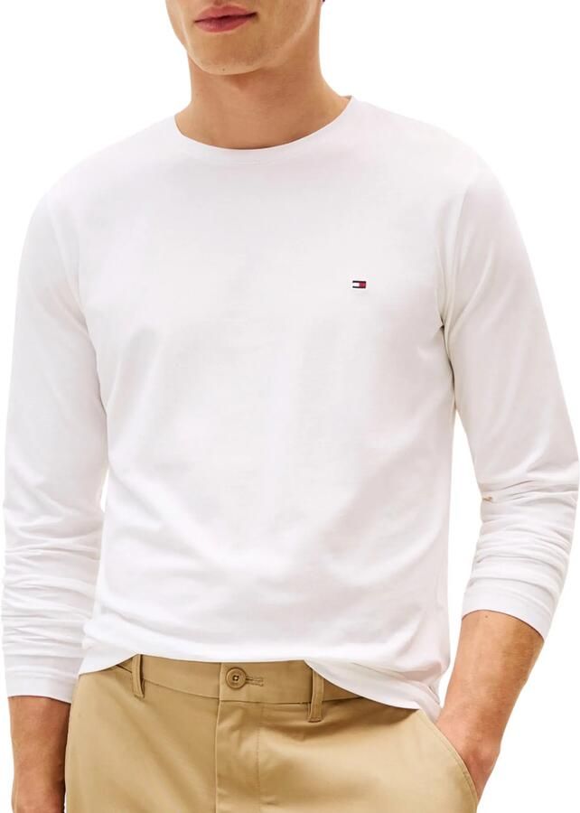 Tommy Hilfiger Slim fit shirt met lange mouwen en geborduurd logo model 'Tretch'