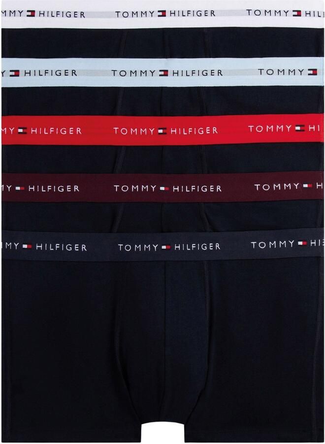 Tommy Hilfiger Underwear Trunk 5P TRUNK WB met tommy hilfiger logo-elastische tailleband signature collectie (set 5 stuks 5er) - Foto 6