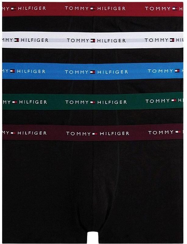 Tommy Hilfiger Underwear Trunk 5P TRUNK WB met tommy hilfiger logo-elastische tailleband signature collectie (set 5 stuks 5er) - Foto 7