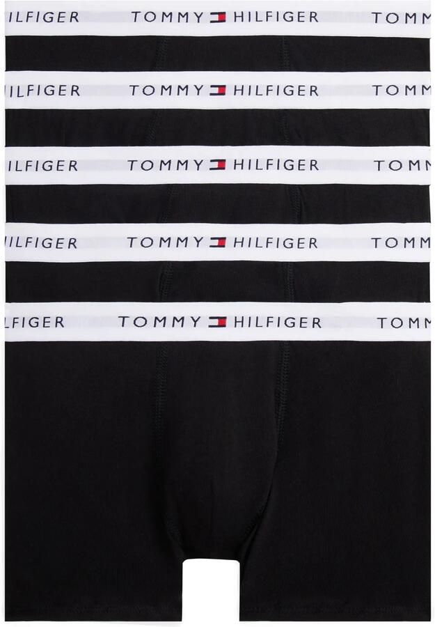 Tommy Hilfiger katoenen boxershorts zwart (set van 5) - Foto 2