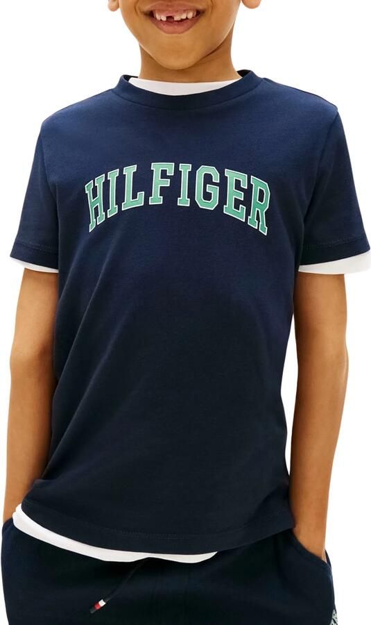 Tommy Hilfiger Kids regular fit T-shirt van puur katoen - Foto 5