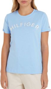 Tommy Hilfiger Shirt met ronde hals REG HILFIGER VARSITY EMB C-NK SS