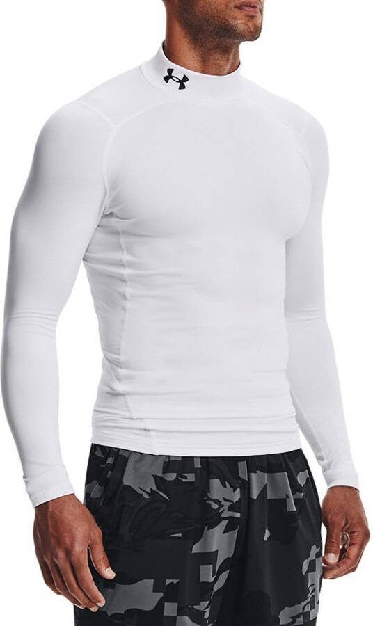 Under Armour Shirt met lange mouwen opstaande kraag en logostitching