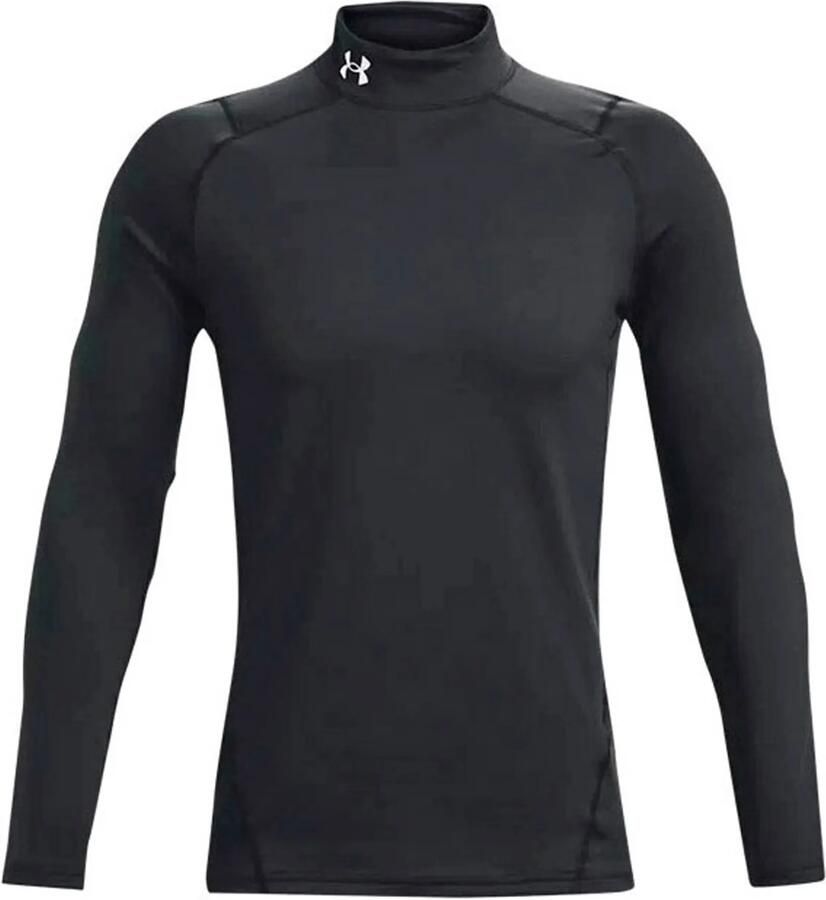 Under Armour Slim fit shirt met lange mouwen en logostitching model 'Mock'