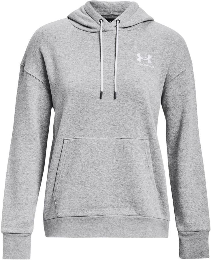 Under Armour Hoodie met labelstitching model 'Essential'