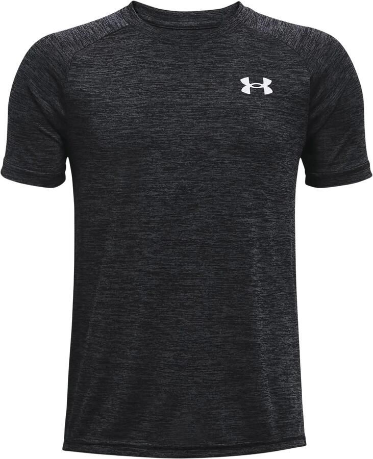 Under Armour sportshirt Tech 2.0 zwart wit Sport t-shirt Polyester Ronde hals 152