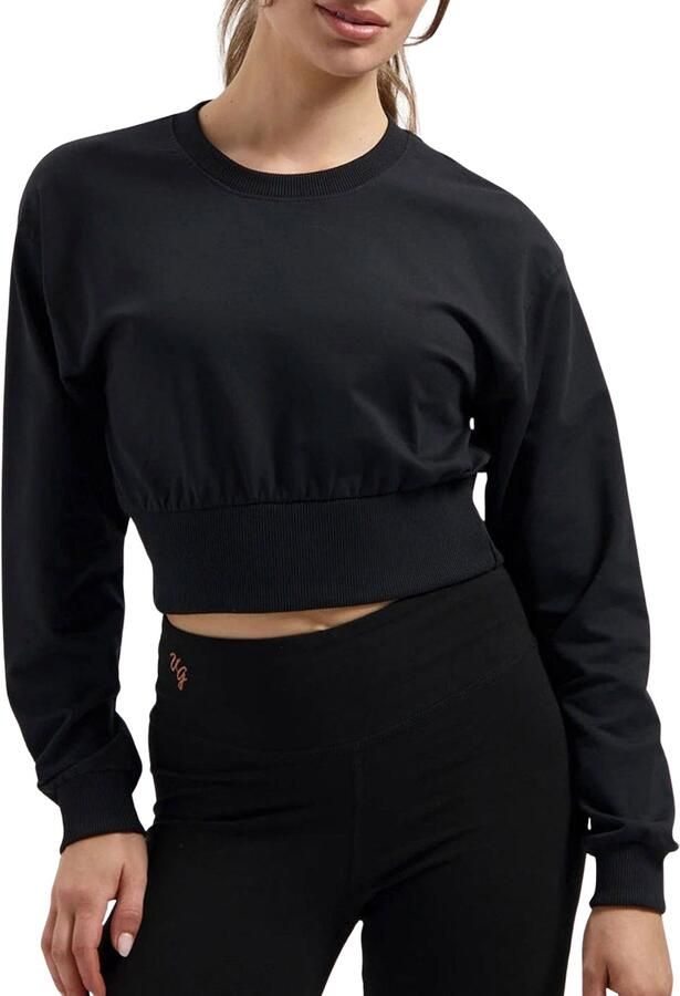 Urban Goddess Naya Cropped Longsleeve Yoga Sweater Dames