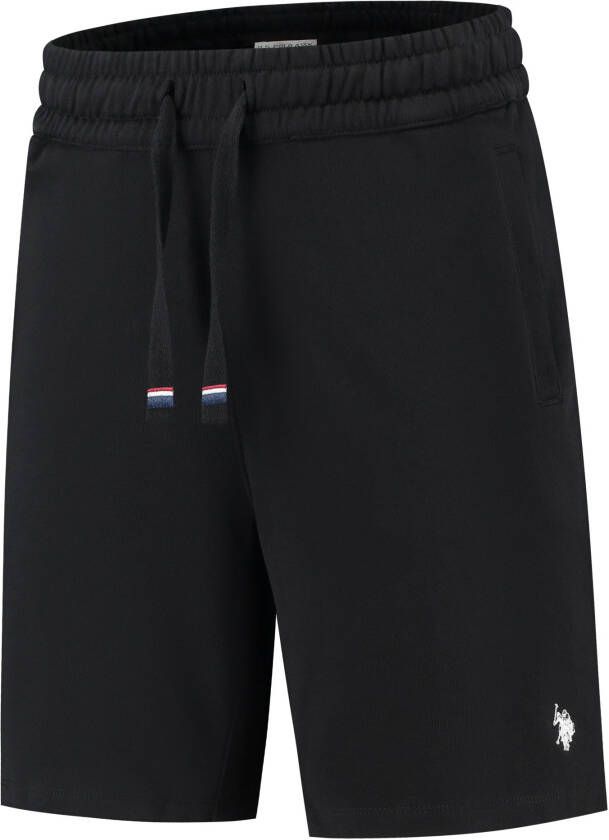 U.s. Polo Assn. Zwarte katoenen shorts voor heren Black Heren