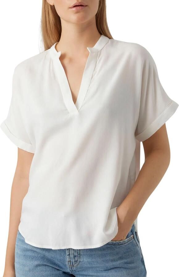 Vero Moda Relaxed fit blouseshirt van pure viscose Model 'BEAUTY' - Foto 2