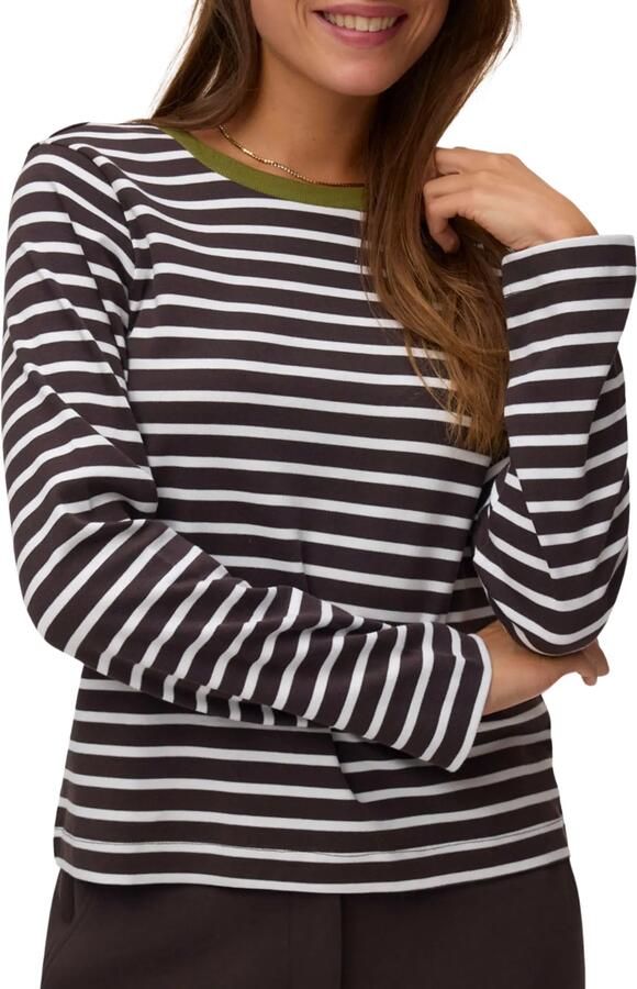 Vero moda Bopha Long Sleeve O-neck Contrast Top - Foto 2