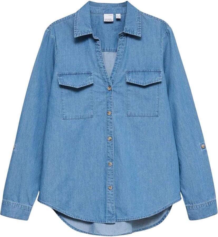 Vero Moda Bumpy Denim Blouse Dames