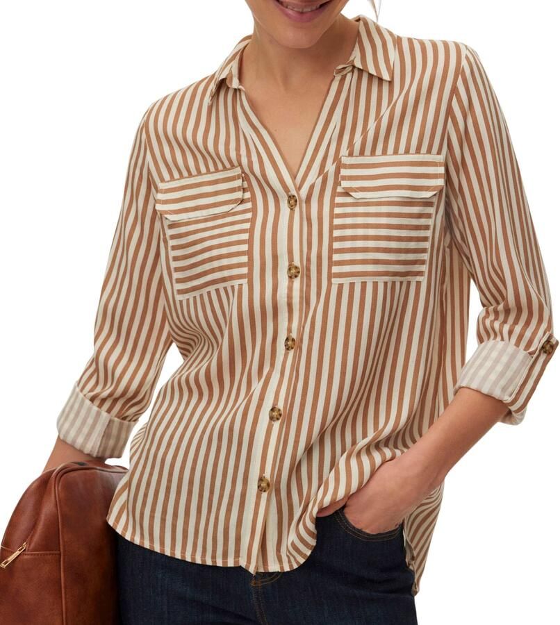 Vero Moda Bumpy New Woven LS Top Dames