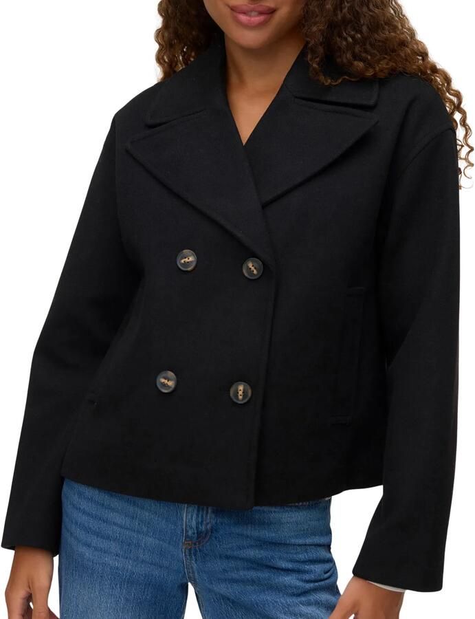 Vero Moda trenchcoat met dubbele knoopsluiting