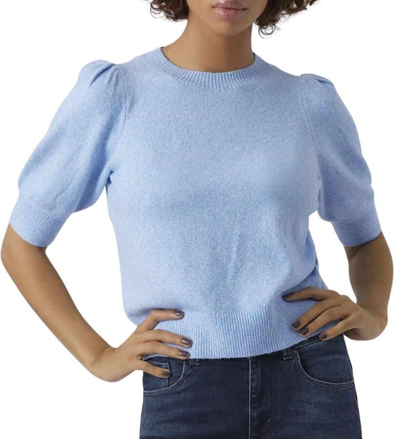 Vero Moda Comfort fit gebreide pullover met pofmouwen model 'DOFFY' - Foto 4