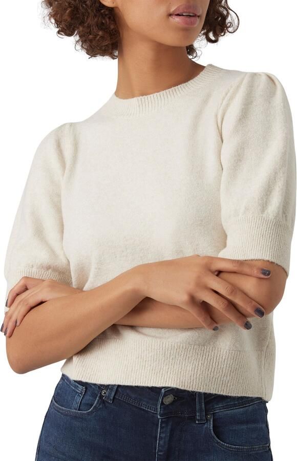 Vero Moda Comfort fit gebreide pullover met pofmouwen model 'DOFFY'