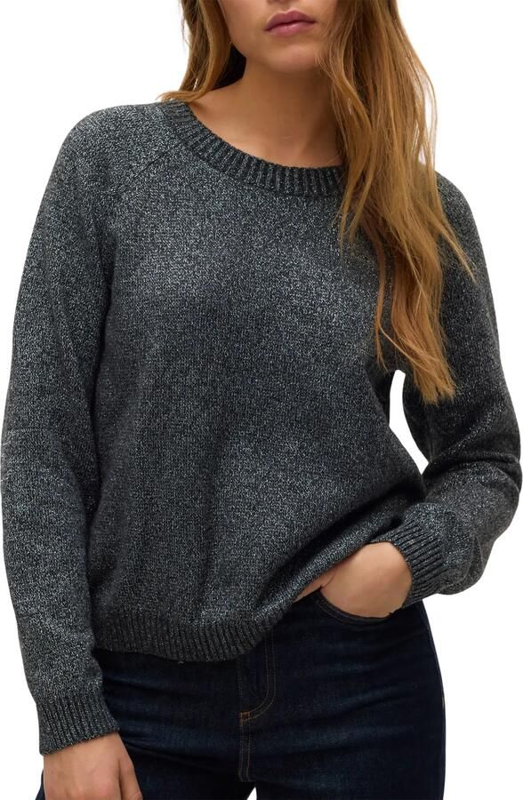Vero Moda Regular fit gebreide pullover met ronde hals model 'DOFFYSHINE' - Foto 7
