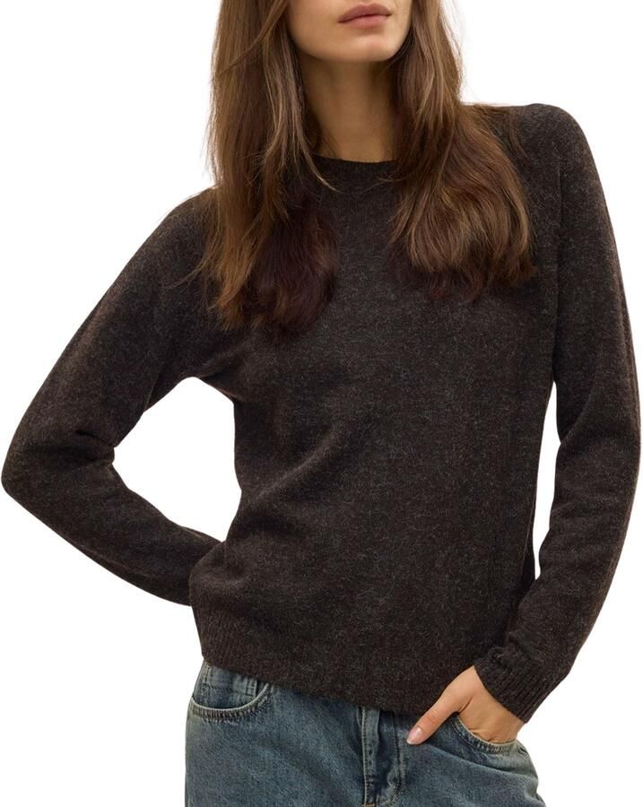 Vero Moda Regular fit gebreide pullover in gemêleerde look model 'DOFFY'