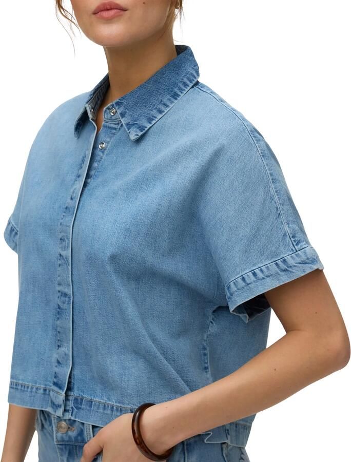 Vero Moda Ingeborg Denim Overhemd Dames - Foto 4